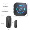 SANJIE Wireless Door Alarm Sensor Chime, 800FT Operating Range 55