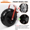 RZEOZU 6" Front Mini Bike Wheel Rims Kit for Mega