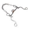 aqxreight Snaffle de Boca de Caballo de Acero Inoxidable, Duradero