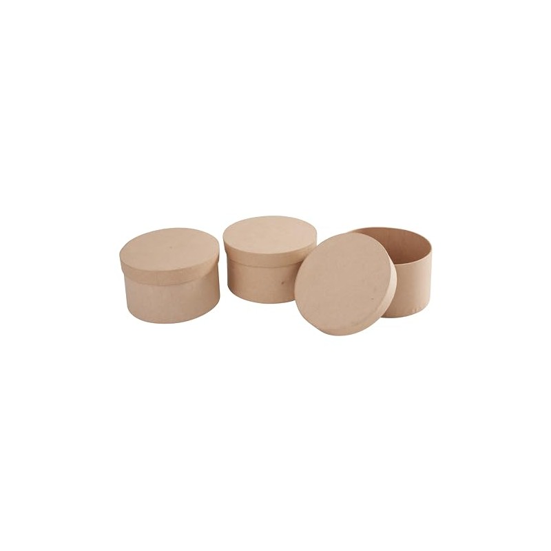 VBS Boxes "Round" Pack of 3 11.3 cm x 11.3