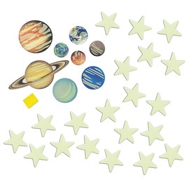4M Glow Planets & Nova Stars - Astronomy Space Stem Toys Gift Room Décor, For Boys & Girls Ages 3+