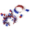 FFLaiwah 4th of July Headband for Women Red White Blue