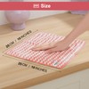 JOYMOOP Microfiber Cleaning Cloth, Pure Pink Towels with Edging, Small