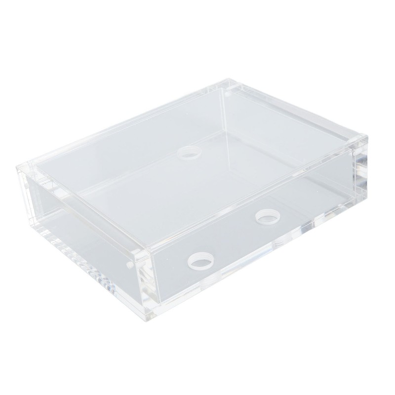 Computer Water Cooling Reservoir Rectangle Transparent Acrylic PC Water Cooling