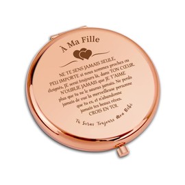 VivaJoy Cadeau Pour Fille - Cadeau Anniversaire Fille, Miroir de Poche élégant, idéal Comme Cadeau Mariage, Cadeau 18 Ans Fille, Meilleurs cadeaux Pour fille, à emporter partout.