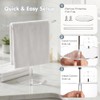 Clear Acrylic Hand Towel Holder Stand, T-Shape Free-Standing Towel Rack