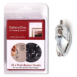 Add-On Hooks for GalleryOne Art Hanging System - Package of 10