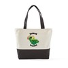 CafePress Retired Teacher Turtle Canvas Tote Top Zipper Closure