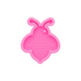 Super Glossy Cute Bee Style Silicone Mold Resin Molds Epoxy Craft Silicone Keychain Casting Moulds Polymer Clay Mold DIY Jewelry Making Pendant Craft