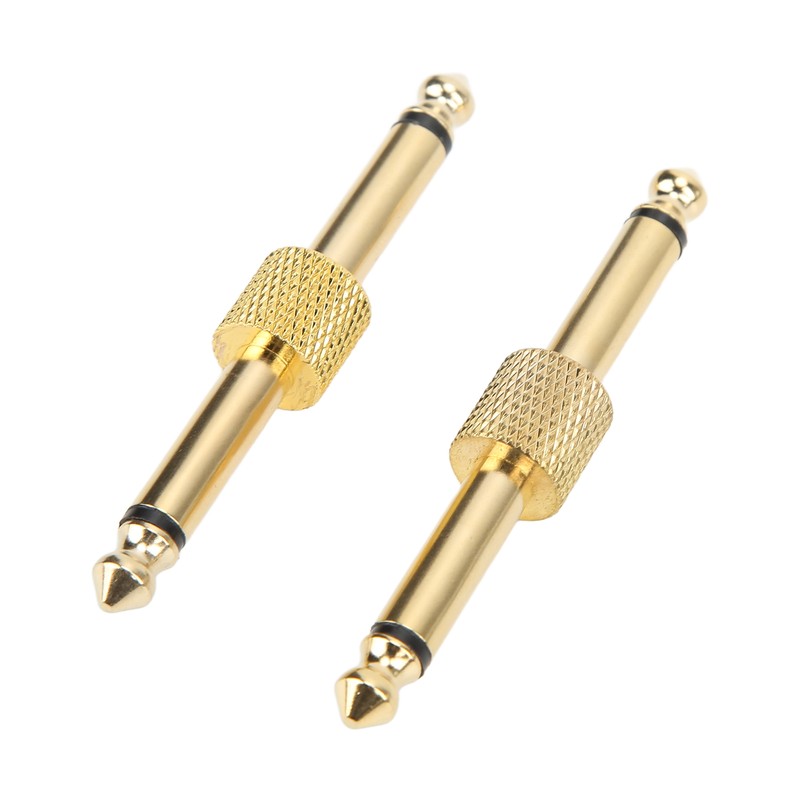 2PCS 6.35mm Effect Adapter Connector Noise Reduction Guitar Pedal Coulper