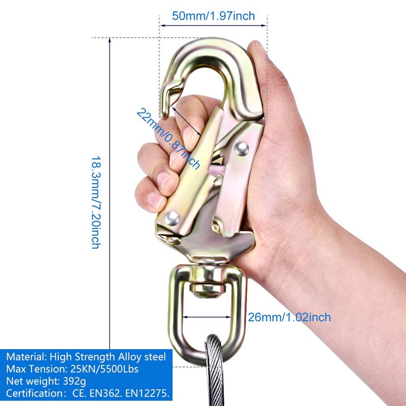 SEAAN Tree Climbing Flipline Kit 1/2'' x 10FT Arborist Flip