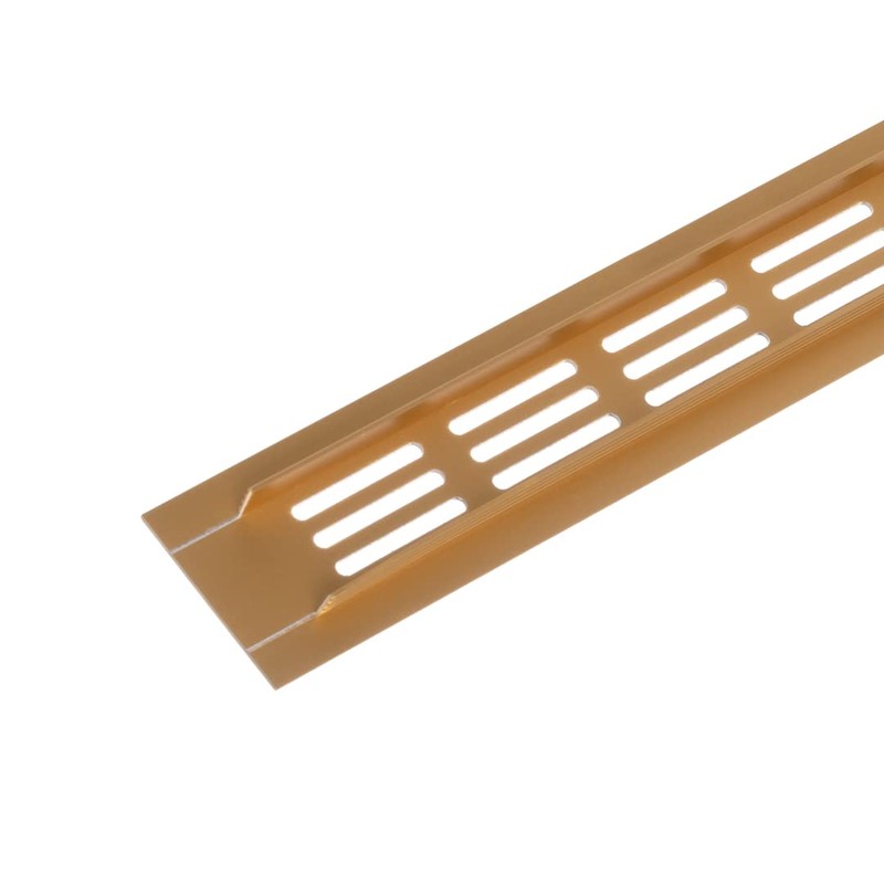 40x300mm Air Vent Cover - Aluminium Ventilation Grille - Gold