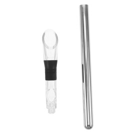 STOBAZA Quick Wine Cooling Stick Stainless Steel Ice Mold Chiller for Serving Aeration