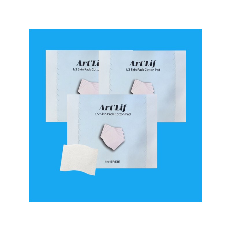 The Sum [더샘] 아트리프 1/2스킨팩화장솜x3개 (제조일자 20.07.13) The Saem Artlift