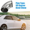 A ABSOPRO 2.5'' OD Car Exhaust Elbow Pipe 90 Degree