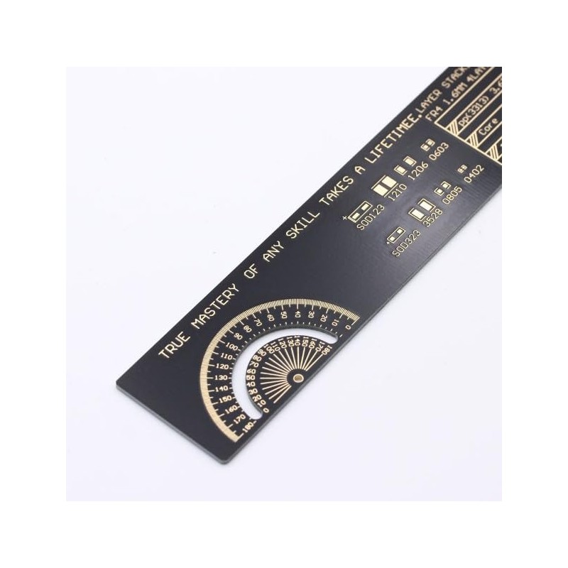 Garosa Multi-functional Ruler, PCB Ruler, Engineering Ruler, PCB Straight Ruler,