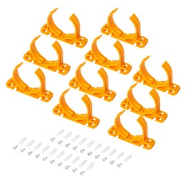 POWERTEC 70342-P2 Open Style Hangers for 2-1/2" Dust Collection Pipe and Hose with Multi Mounting Options, 10 PK
