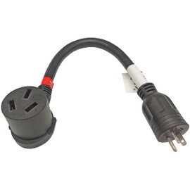 Fullsky FC-620105 NEMA 6-20P to NEMA 10-50R 20A Household Plug to Female 10-50R 3 Prong Dryer Receptacle Adapter Output Maximum 20Amp 250Volt