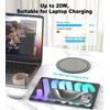 4.75" Pop Up Countertop Outlet with 20W USB-C, Space Saver