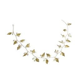 Bride Wedding Hair Vine Pearl Hair Piece Bridal Hair Accessories Headband for Women and Girls Gold