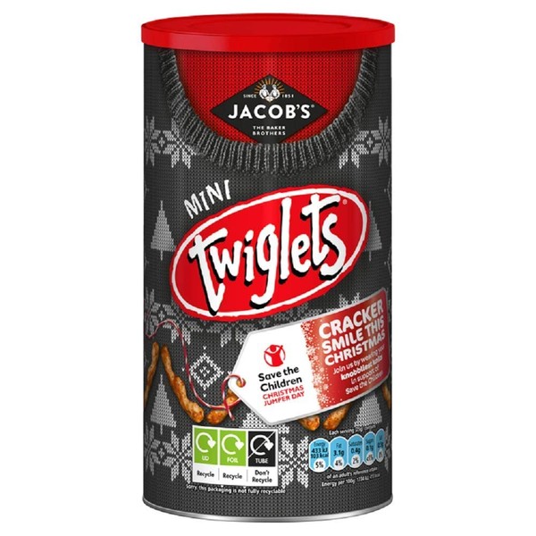 Jacob's Twiglets Original Snacks Sharing Tub, 200g