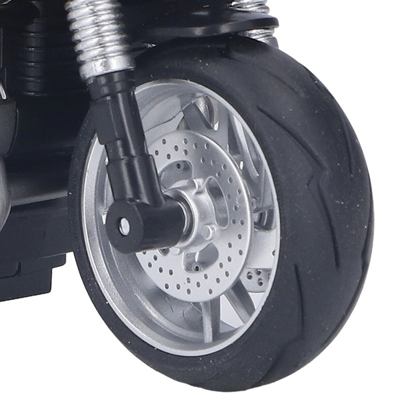 1:12 Pull Back Motorcycle Toy Cool Retro Motorcycle Toy with