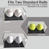 Baseball Display Case for 2 Golf/Tennis Balls, Small Collectibles.