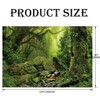 ASDCXZ Forest Background 3 x 2.5 m, Green Forest Jungle