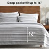 ClevaHome Classic Stripe Sheet Set - 4 Pieces Super Soft