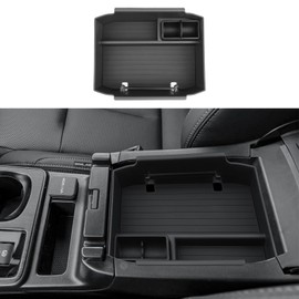Center Console Organizer For 2026 Subaru Outback - Armrest Box Storage Tray With Removable Coin Holder - Compatible with 2026 Outback Accessories Armrest Organizer Solid ABS with Anti-Slip Mat