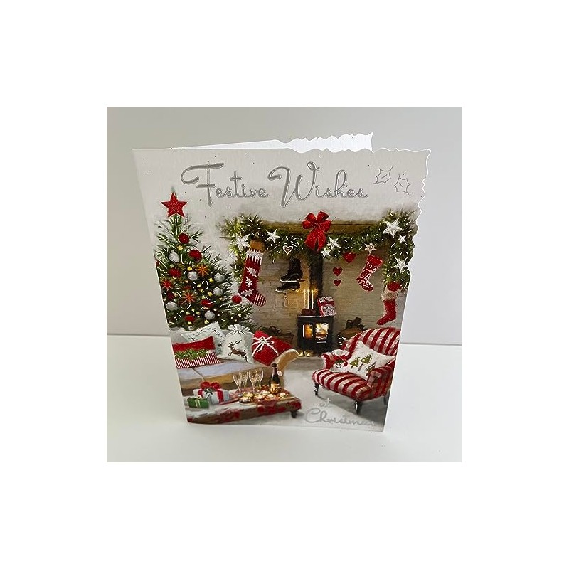 Jonny Javelin Festive Christmas Wishes Card