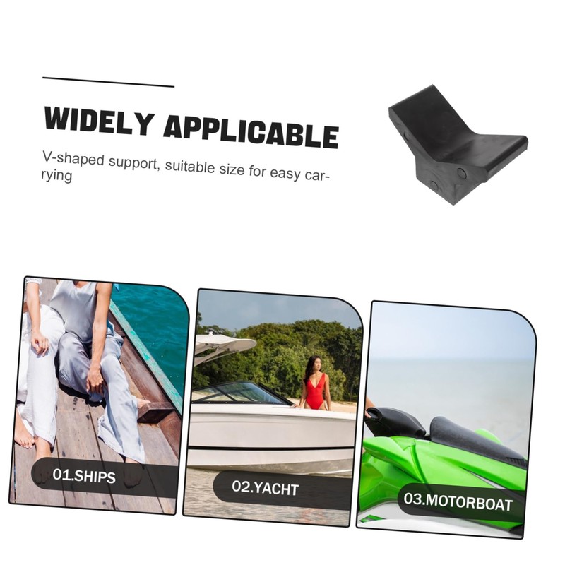 Mikinona Heavy Duty Shaped Bow Stop for Trailers Reliable Support