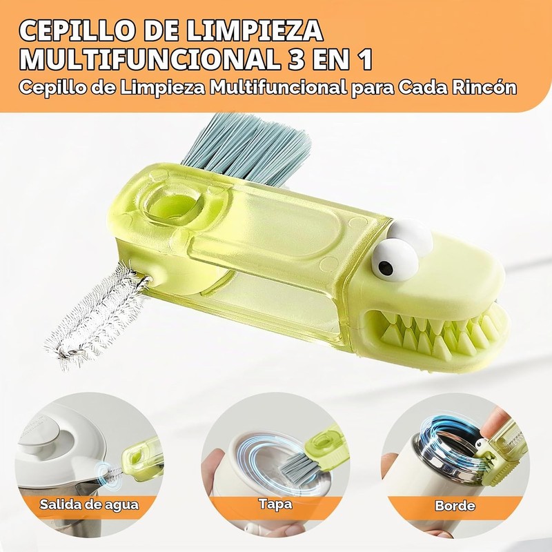 Juego de cepillos de limpieza de huecos de tapa 3
