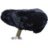 Harrys-Collection Merino Lambskin Bicycle Saddle Cover, navy