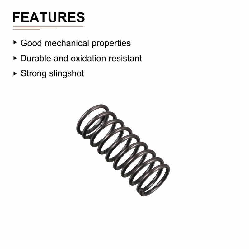DTGN 1.2x12x30mm(DxODxL) Compression Spring - 20Pack - Good for Machinery