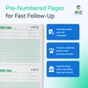 ABC Phone Call Log Book for Office & Businesses -