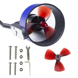 ApisQueen 12-24V 800W U5 Underwater Thruster,15.4Lbs Thrust Brushless Motor, Fresh Water Use, for Inflatable Boats,Kayaks (CCW)