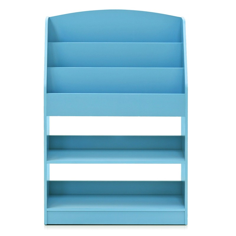 FURINNO KidKanac Bookshelf, Light Blue