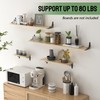 IARTOPS L Shelf Brackets for 10" - 12" Board, Floating