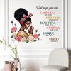 Yovkky Black Girl Inspirational Quote Wall Decals Stickers, African American