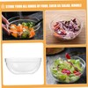 SHOWERORO Reusable Decorative Salad Bowl Fruit Serving Bowl for Kitchen