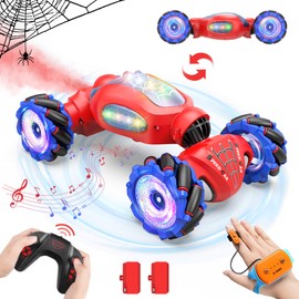 Nitigo Remote Controlled Car for Children RC Car Toy with Hand Control Stunt RC Car 4WD 360° Rotation Car with Remote Control Christmas Birthday Gifts Boys Girls 6 7 8 9 10 11 12 Years