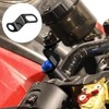 XuJJunB 2Pcs Stainless Steel Stay Motorcycle Auxiliary Light Bracket Angle