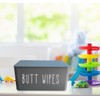 Moorfowl Butt Wipes Dispenser for Bathroom, Upgrade Size(8.2L x 4.9W