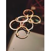MQV Gold Silver Non-Tarnish Stackable Rings for Women Dainty Statement