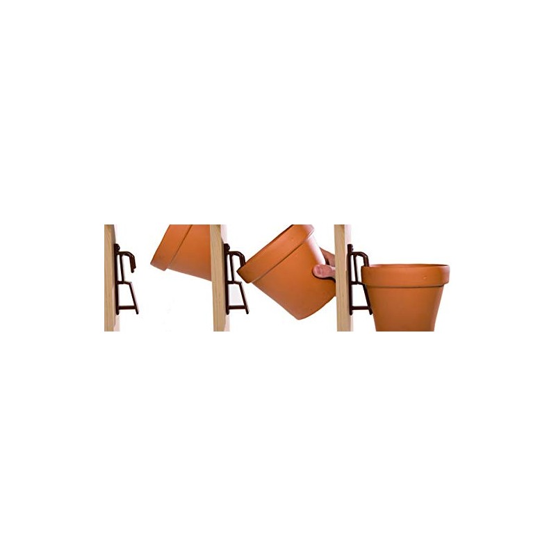 Pot Latch Hangers (3-pack) Brown