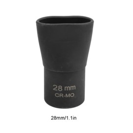 Fydun Adaptador de Gato de Tijera, 1/2 Pulgada Negro Metal Gato de Tijera de Accionamiento Rápido para Jotas(28mm (VT17711))