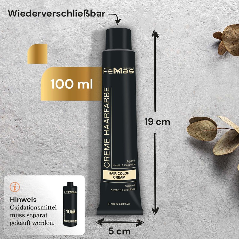 Femmas Hair Colour Cream 100 ml Hair Colour Pack of