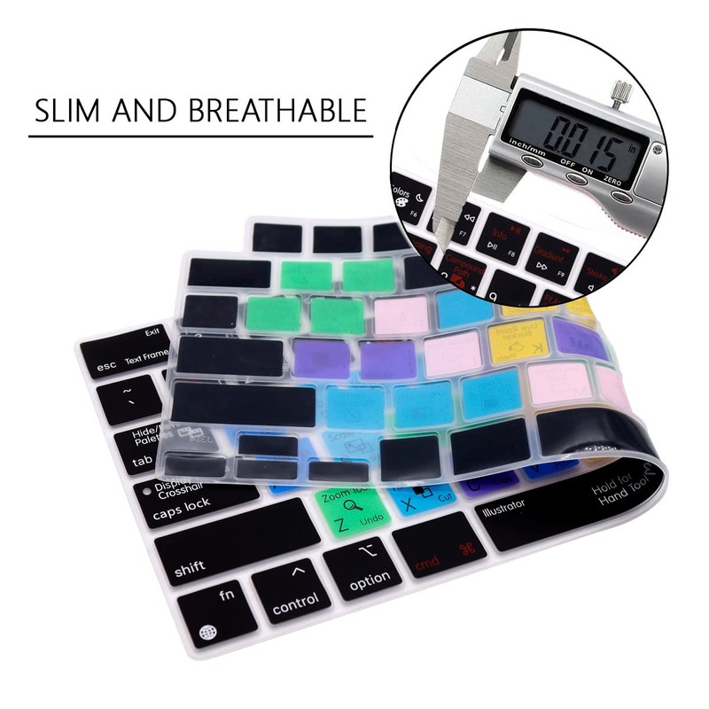WYGCH Stylish Keyboard Cover Silicone Protective Skin Keyboard Protector for