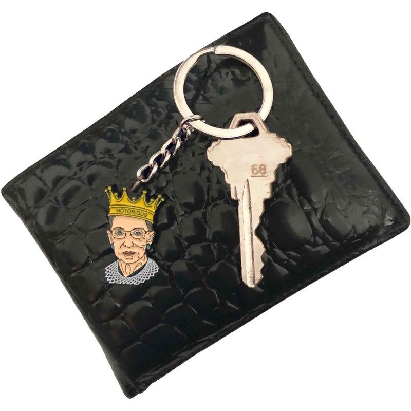 Balanced Co. Ruth Bader Ginsburg Keychain Notorious RBG Keychain (Keychain)